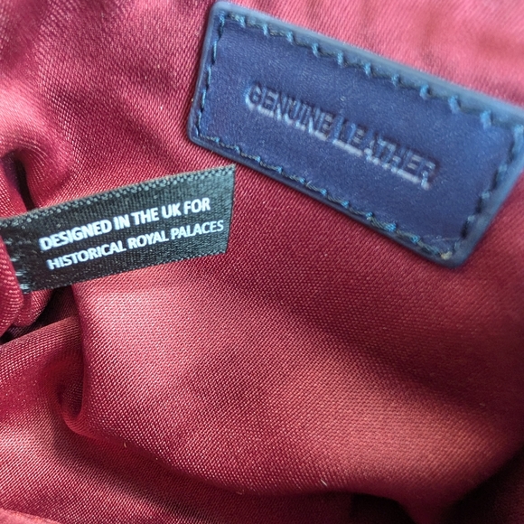 Union Jack Genuine Leather Wallet Pouch Bag Made For Historical Royal Palaces - Picture 12 of 12